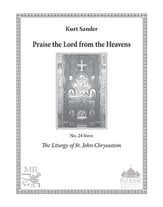 Praise the Lord from the Heavens SATB choral sheet music cover